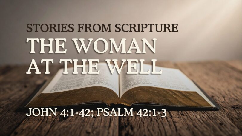 2026-02-01 Stories from Scripture The Woman at the Well - John 41-42; Psalm 421-3
